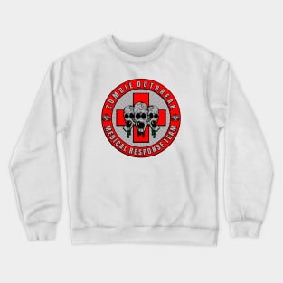 Zombie Outbreak Medical Response Team Crewneck Sweatshirt